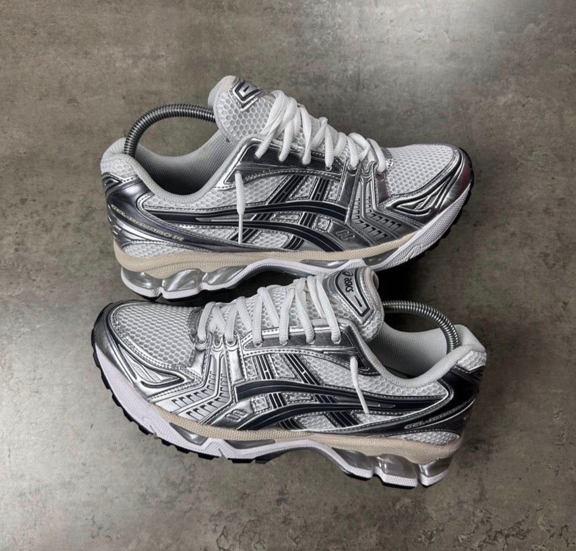 Asics Kayano 14's Graphite Grey