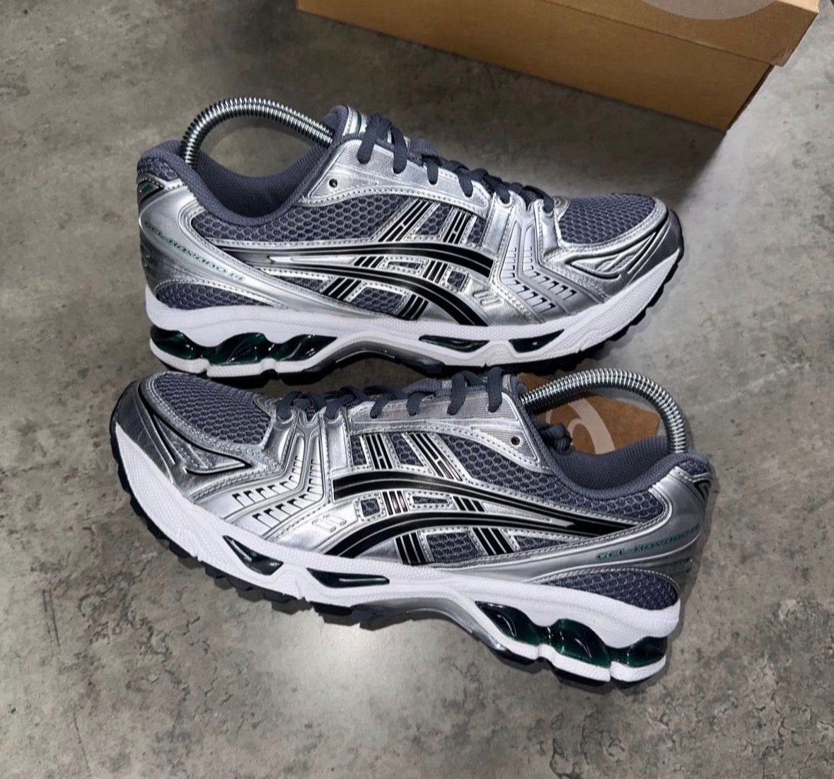 Asics Kayano 14's Jasper Green